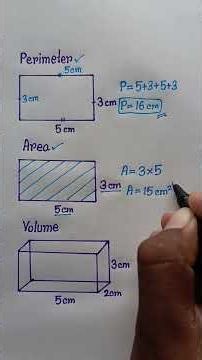 Perimeter, Area & Volume Made Easy! 📐🔥 | Quick Math Trick#Math #Geometry #Perimeter #Area #Volume