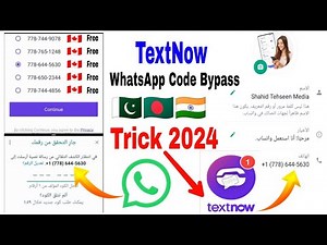 How to make & use TextNow number in Pakistan 🇵🇰 🇮🇳