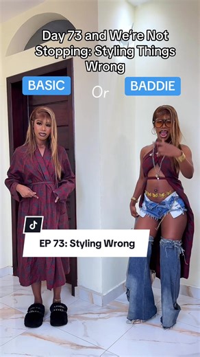 73 days in, just out here casually setting trends😜🔥 Are we staying Basic or going full Baddie today? Let me know your pick in the comments!👇🏽 This series is all about breaking fashion rules, flipping the script, and finding the magic in the mess cause who said it has to make sense to serve? Duhh🔥🤭 Out here doing wah I gotta do for the bh@d a$$ gworlies😮‍💨💅🏽 Save for inspo and send this to that one friend who gets it let’s EATTT cousinsss💃🤭 Follow for more @leeka_official let’s keep b