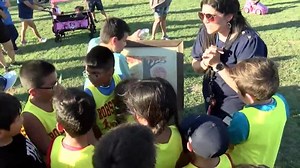 Story walk welcomes people to exercise and read together