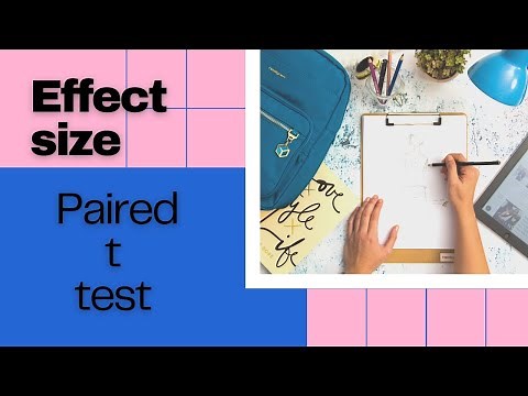 How to calculate the Effect Size for Paired Sample t test?