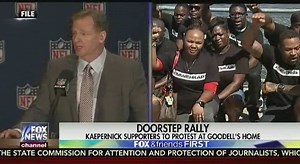47K views · 1.6K reactions | Colin Kaepernick supporters plan to rally on NFL Commissioner Roger Goodell's doorstep today, protesting racial inequality. | Fox & Friends First | Facebook