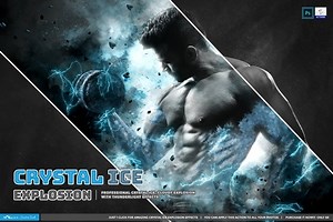 Crystal Ice Explosion 4366227 - FreePSDvn