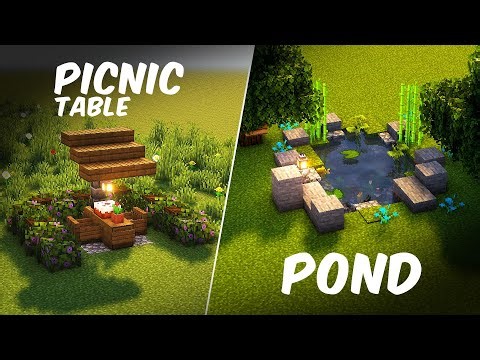 6+ Minecraft OUTDOOR Build Hacks & Designs! 👩‍🌾