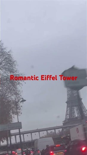 28 November 2025- foggy Eiffel Tower-Romance in the Air#eiffeltower
