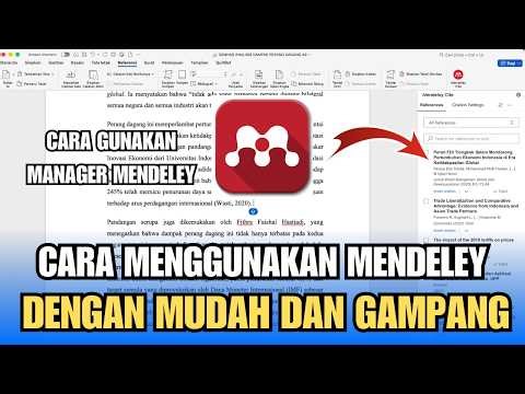 Cara Menggunakan Mendeley Reference Manager Update Terbaru