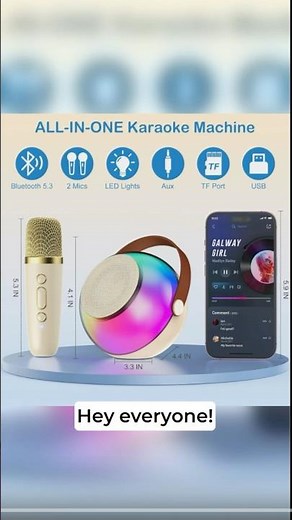 🎤 Sing Your Heart Out: Mini Karaoke Machine Review for Family Fun! 🎶✨
