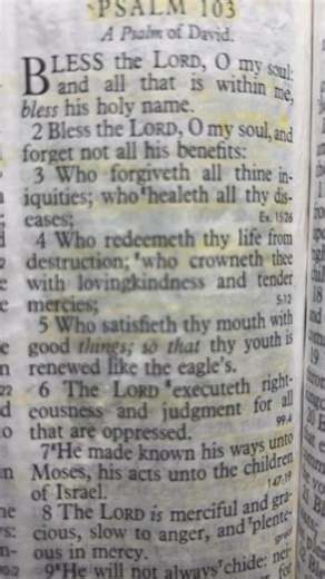 TUESDAY MORNING PRAISE Psalms 103 (KJV) #hungryforspiritualgrowth | Charles Graham | Facebook