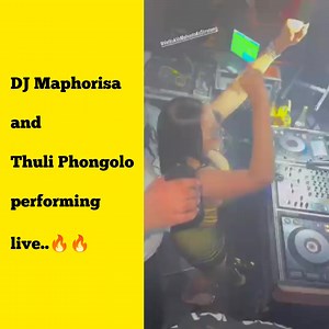 4K views · 36 reactions | DJ Maphorisa and Thuli Phongolo performing live.. | Vanslive - South Of Africa News | Facebook