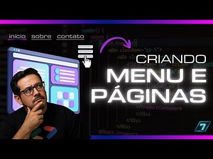 Como Criar um Menu Horizontal com Navegação Entre Páginas (Passo a Passo) | Tutorial