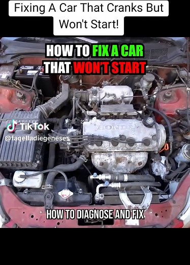 Fixing A Car That Cranks But Won't Start!
