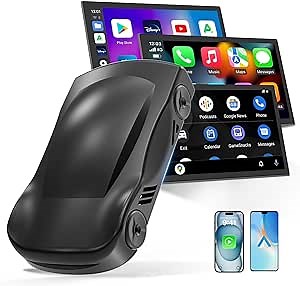 Wireless CarPlay Adapter, Fit for Netflix CarPlay Adapter for iPhone, Magic Box Compatible with Apple Car Play, Android Auto, YouTube, Disney+