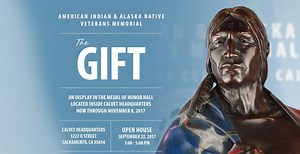 13 reactions | Hear from sculptor A. Thomas Schomberg on the making of the American Indian & Alaska Native Veterans Memorial statue prior to our open house event tomorrow. | California Department of Veterans Affairs | Facebook