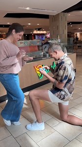 70K views · 273 reactions | I pranked my girlfriend with a fake hand, then proposed ❤️ #viralvideo #funny #blessed #couplegoals #comedy While walking and holding hands with my girlfriend, I put a fake hand in her hand instead of mine. We walked around and she did not notice until I got down to propose. | Jamie and Blake | Facebook