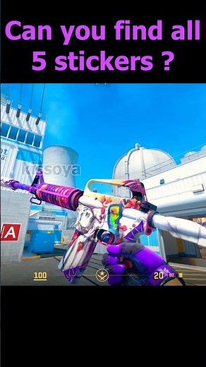 M4A1-S | Vaporwave #cs2 #csgo#cs2skins #cs2stickers CS2 sticker craft