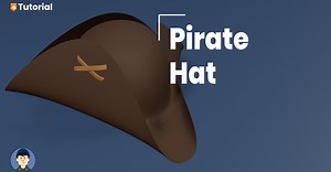 How to model a pirate hat in Blender