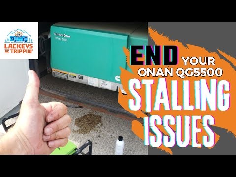 I Fixed Our STALLING Onan QG5500 Generator and You Can Too!
