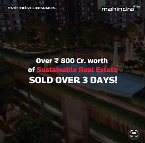 Mahindra Lifespaces surpasses milestones with over 800 Cr in sales at Mahindra Vista, India's premier net-positive energy residential project. Secure your sustainable dream home today: https://bit.ly/4bQE4QY #RiseForAMoreEqualWorld #RiseToCreateValue | Mahindra Group
