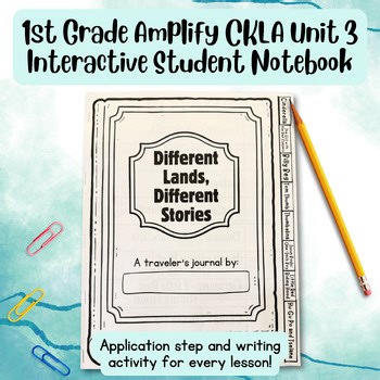 1st Grade CKLA Unit 3 Different Lands Similar Stories | Interactive Tab Workbook