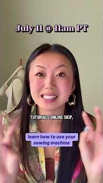 if you want to learn how to use your sewing machine