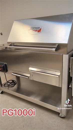 2.9K views · 50 reactions | The Patented Fast Eddy PG1000i pellet grill!! It's a beautiful thing... #cookshack #fasteddycookshack #stainlesssteel #bbqsmoker #pelletgrill #pelletovergas | Cookshack Inc. | Facebook