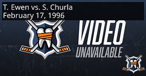 Todd Ewen vs. Shane Churla, February 17, 1996 - Anaheim Ducks vs. Los Angeles Kings | HockeyFights