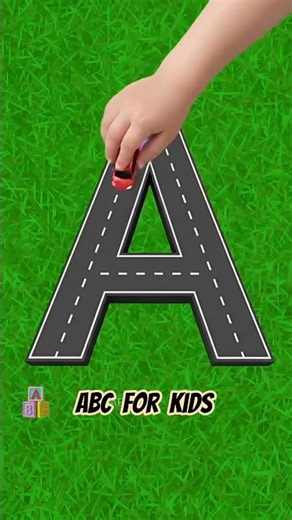 ABC for Kids | ABC Alphabet Writing for Kids! 🚗📝! for preschoolers | A to Z #abc #abcd #shorts