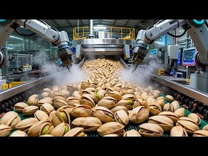 Inside a Factory Pistachio Factory: From Raw Harvest to Crunchy Perfection (Full Process)