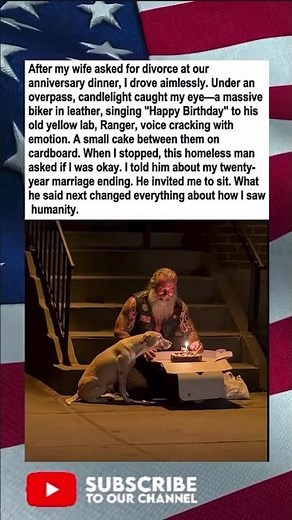 Homeless Biker's Birthday Wisdom ChangedEverything