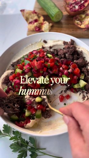Elevated High-Protein Hummus Bowls with Kangaroo Mince