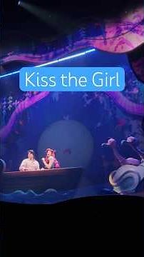 Kiss the Girl from Disney World’s new and improved Little Mermaid show 😙 #disneyworld