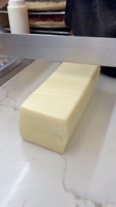 Slicing a Mozzarella Block! 🤩🧀 #mozzarella #cheese #mozzarellacheese | Foody Fetish