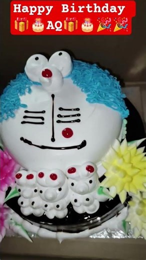Doraemon cake 🍰 happy birthday 🎁 birthday party #birthday #shotrs