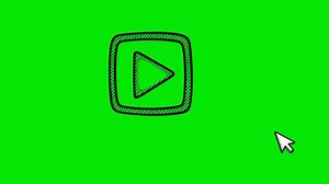 2d Animation Play Button Clicked By Stock Footage Video (100% Royalty-free) 3982142761 | Shutterstock