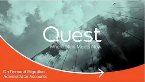 On Demand Migration - Administrator Accounts (4373952)