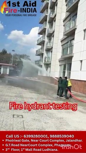 Fire Hydrant Testing Done ✅🔥Routine Fire Hydrant Inspection & Testing.