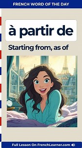 7.8K views · 109 reactions | À partir de is a common French...