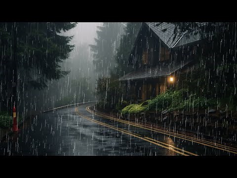 Day 3 - Rain Sounds For Sleeping - 99% Instantly Fall Asleep With Rain And Thunder Sound At Night