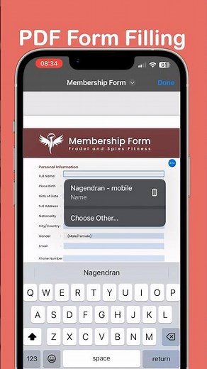 How to Fill PDF Forms on iPhone