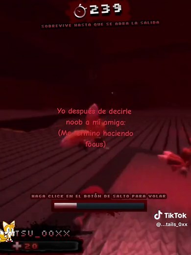 #TAILS (A la siguiente partida yo le devolví el focus) Es divertido jugar con amigos, Más si se llevan así JAJJAJ 🙏 #videoviral #Viral? #fytシ #tiktok #tailsthefox #cxybca #cvyzx #sonicexe #sonicthedisasterroblox #TAILSTHEFOX #Juegos #Punteria #tailsdoll @TikTok