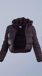 IN REAL LIFE on Instagram: "Dark brown crop puffer jacket. Video credit : @tylerbrooks.media"