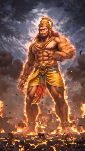 संकट मोचन का प्रचंड रूप ⚡🔥#hanuman#jaishreeram#ram #bhakti#bhajan#shorts#viral #trending #shortsfeed