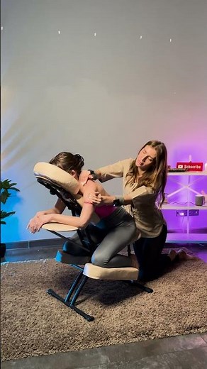 Back Massage on Chair by Olga to Dana Shorts 3