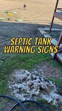 Septic tank warning signs #shorts