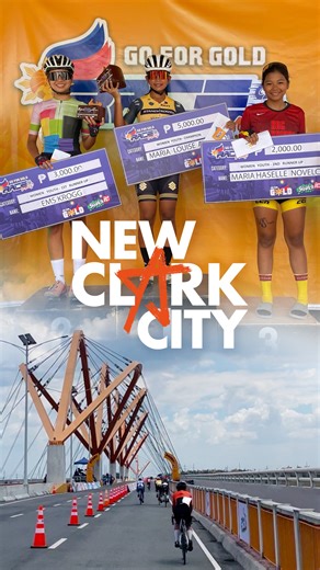 GO FOR THE GOLD. Around 450 cycling athletes participated in the Go For Gold PH criterium race today which was held at the state-of-the-art and iconic Sacobia Bridge in #NewClarkCity. The adrenaline-fueled event provided nine (9) competitive racing categories to showcase their skills. #GoForGoldRaceSeries #PlayInNewClarkCity #ClarkItWorksLikeADream | New Clark City