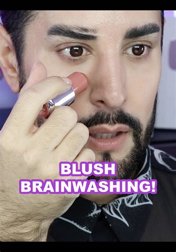 You don’t have to be so strict with blush placement! Of course there are better places than others when it comes to application but how wrong can it go right!? So when it comes to applying blush, just do whatever you feel that day! 🤷🏻‍♂️ #blush #makeup #blushplacement #mua