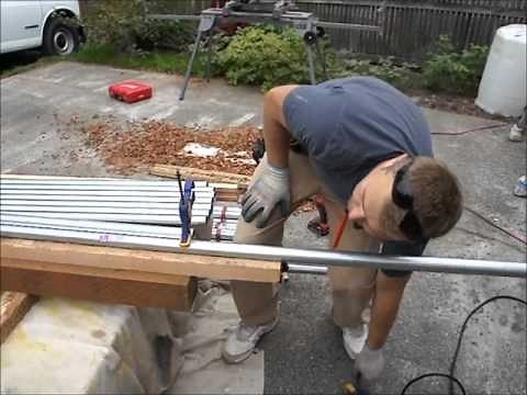 How to Make And Install Metal Railing, Deck Railing, Conduit Railing