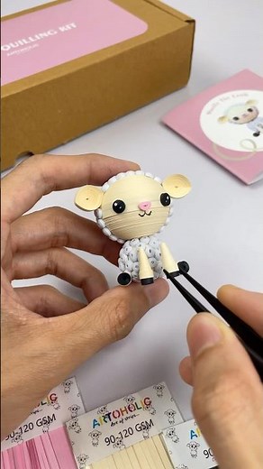 3D Quilling DIY Kit🐑 #quilling #art