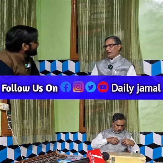 15K views · 130 reactions | Exclusive one-to-one interaction with Dr. Hasrat Hussain,a famous Urdu and Kashmiri writer and poet from Kulgam district, who has contributed immensely to the world of literature and culture. Daily Jamal @topfans Athar Aamir Khan Manoj Sinha #dailyjamal #fayazjamalbhat #EducationForAll #writer #poetry #literature #literacymatters | Daily Jamal | Facebook