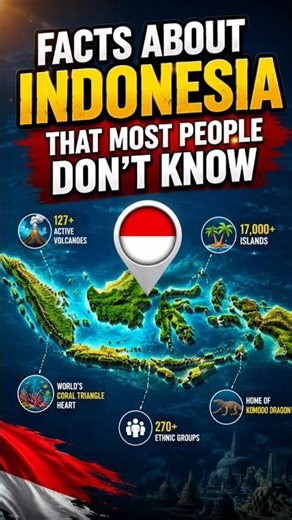 facts about indonesia that most people dont know #ytshorts